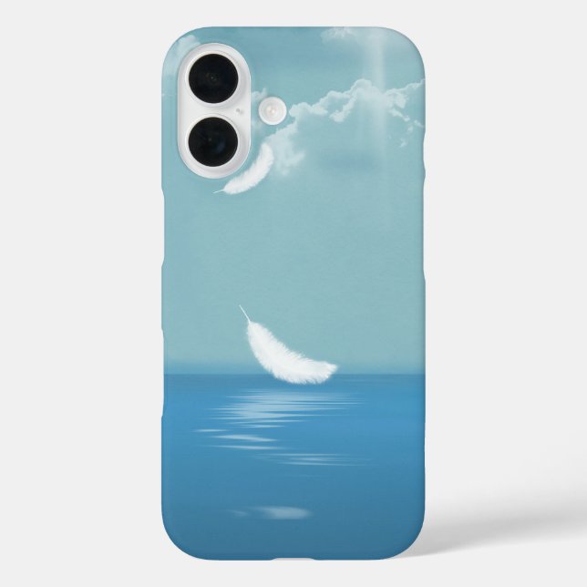 Feather Floating Over Ocean Case-Mate iPhone Case (Back)