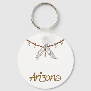 Feather Necklace Keychain