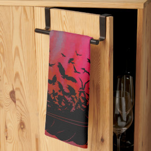 Feather of Crows, Black Birds & Ravens Kitchen Towel