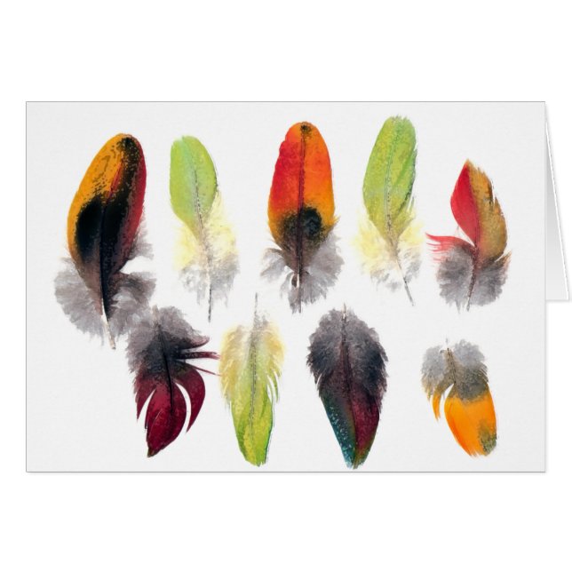 Feather Pattern (Front Horizontal)