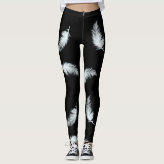 Feather Pattern (customizable background colour) Leggings