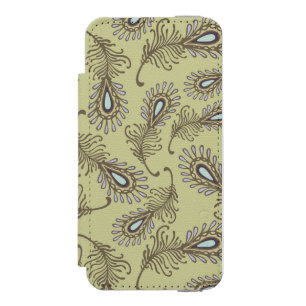 Feather Pattern Incipio Watson™ iPhone 5 Wallet Case