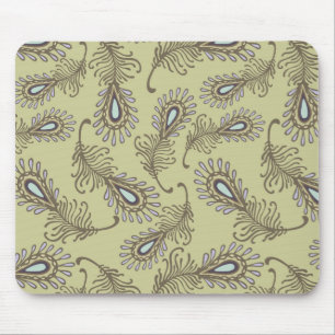 Feather Pattern Mouse Pad