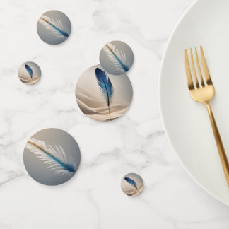 feather print confetti