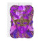 Feather Purple Gold Mask Masquerade Party Invite