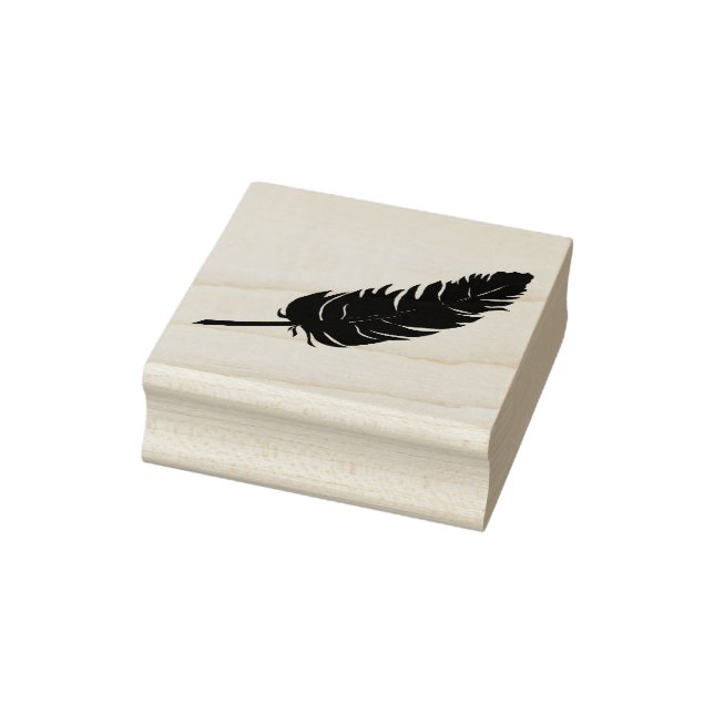 Feather Rubber Stamp (Stamp)