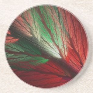 Feather Series-2---Colourful Coaster 1 of   colour