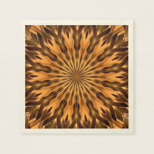 Feather Shield Medallion Napkin