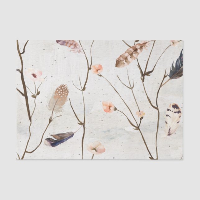 Feather Tree tissue paper (Front)