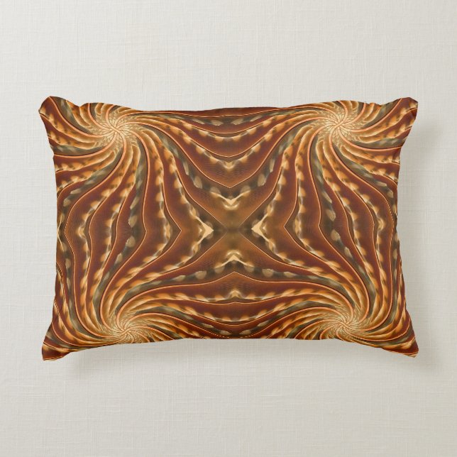 Feather Twirl Accent Pillow (Front)