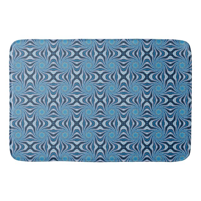 Feather Twirl Bath Mat (Front)