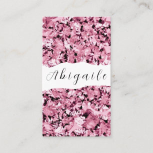 Feather Vector Seamless Vintage Diamonds Business  Card