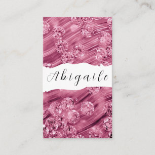 Feather Vector Seamless Vintage Diamonds Business Card