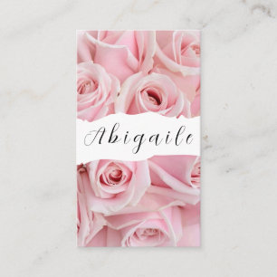 Feather Vector Seamless Vintage Roses Business Car Card