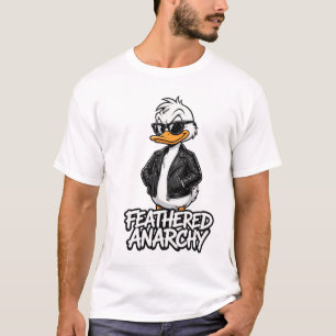 Feathered Anarchy Duck Men T-Shirt