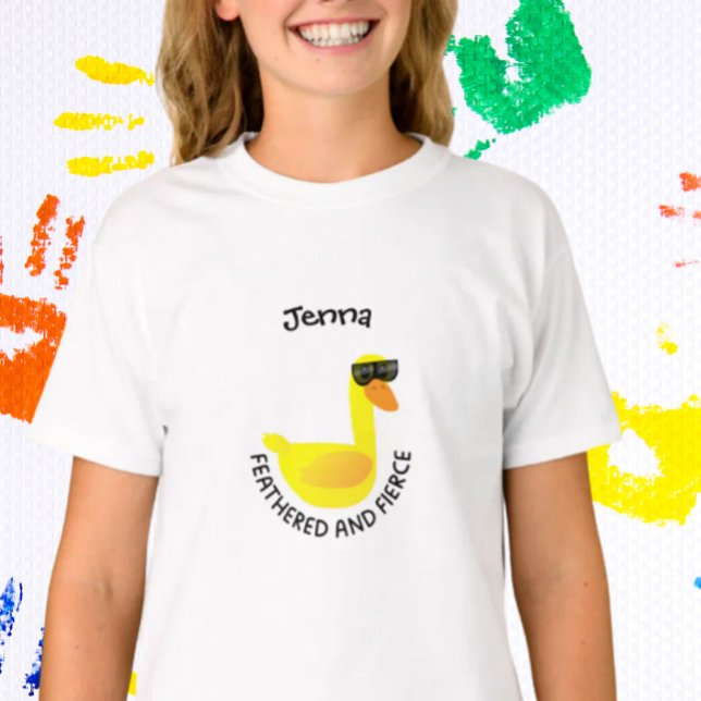 Feathered and Fierce T-Shirt (Creator Uploaded)