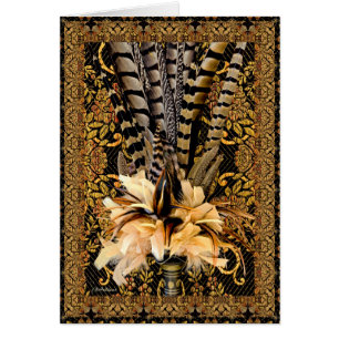 Feathered bouquet II