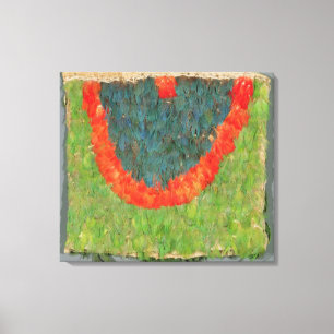 Feathered cape canvas print