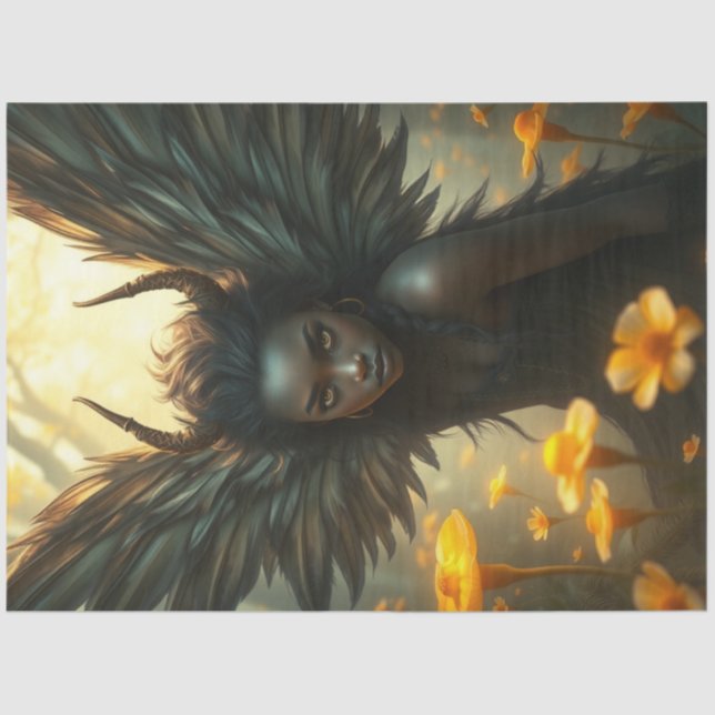 Feathered Fairy Fantasy  Tissue Paper (Front)