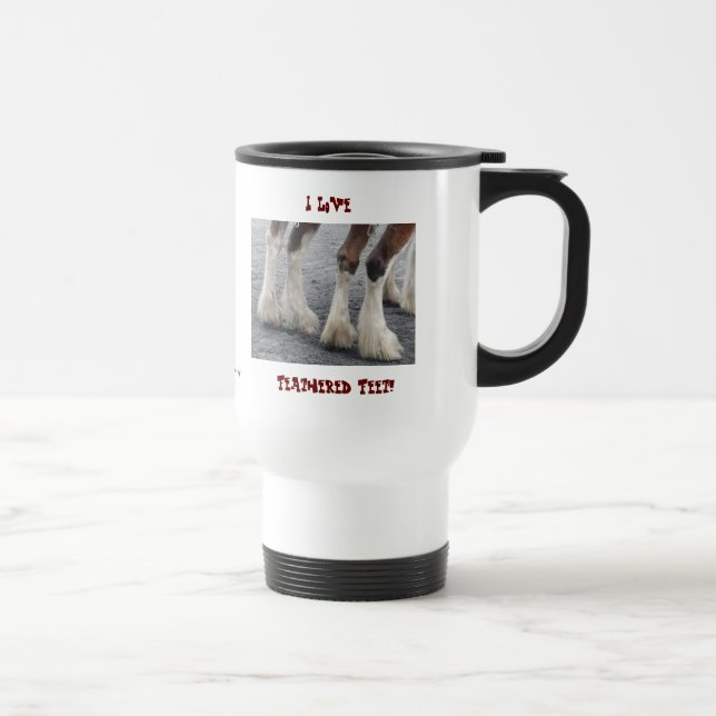 Feathered Feet Travel Mug (Right)