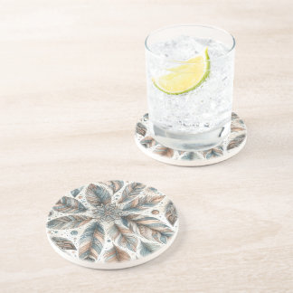 Feathered Flower Coaster