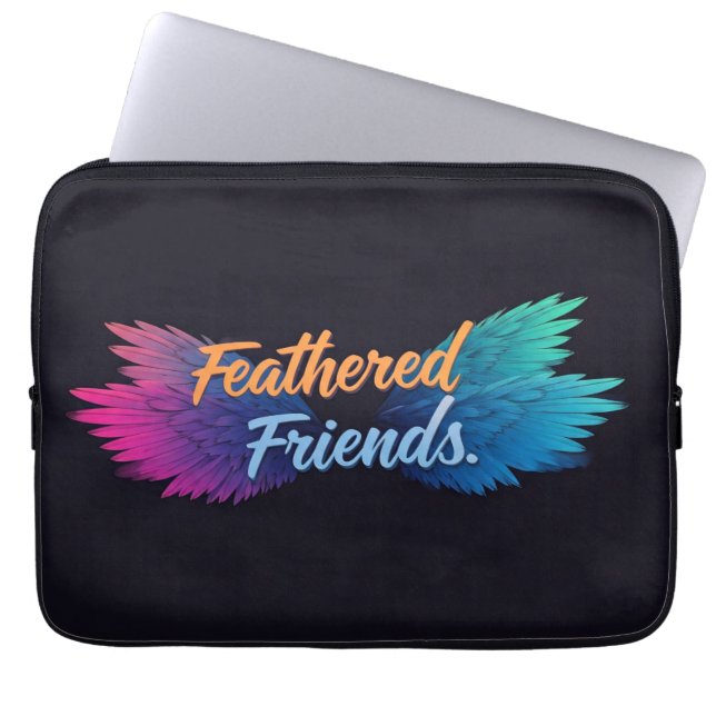 Feathered Friends  Laptop Sleeve (Front)