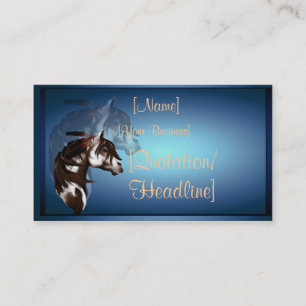 Feathered Paint Horse profilecard_business_hori... Business Card