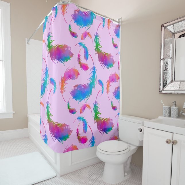 Feathered Rain at Sunset (In Situ)