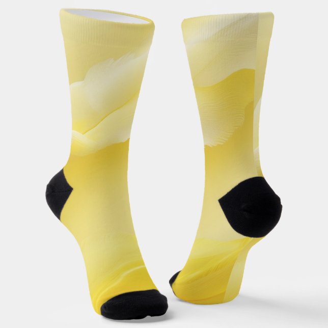 Featherlight Bloom Socks (Angled)
