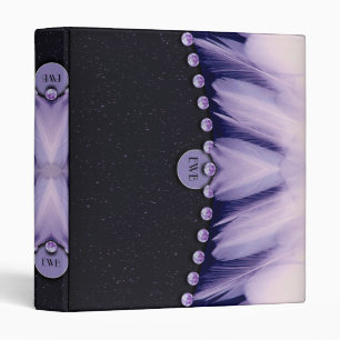 Feathers and Diamonds Binder