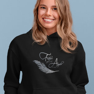 Feathers Appear When Angels Are Near Hoodie