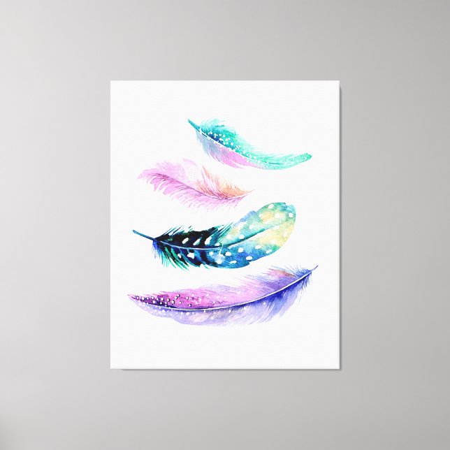 Feathers Canvas Print (Front)