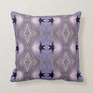 Feathers Diamond Pattern Throw Pillow
