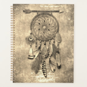 Feathers Dreamcatcher Boho Grunge Style