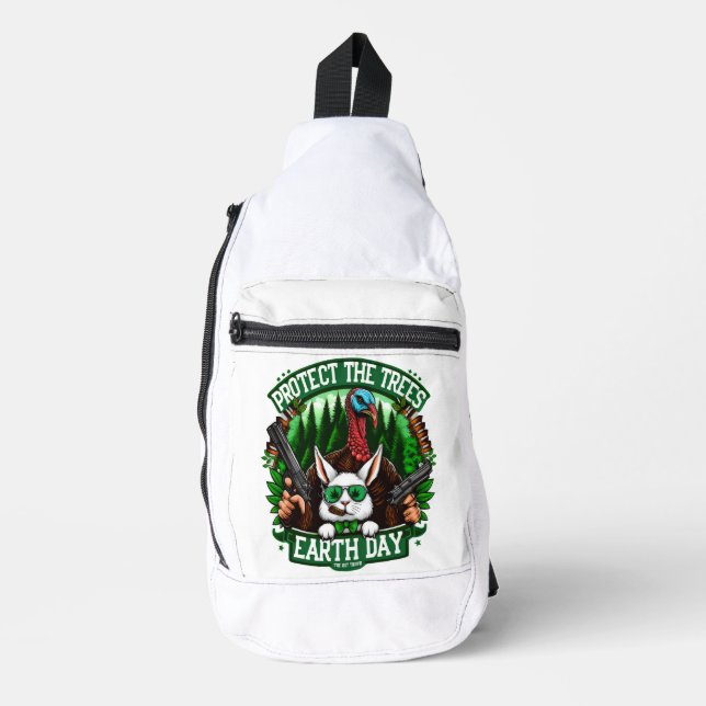 Feathers & Fur: An Unlikely Alliance Sling Bag (Front)