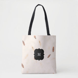 Feathers Luxury Popular Boho Collection Tote Bag