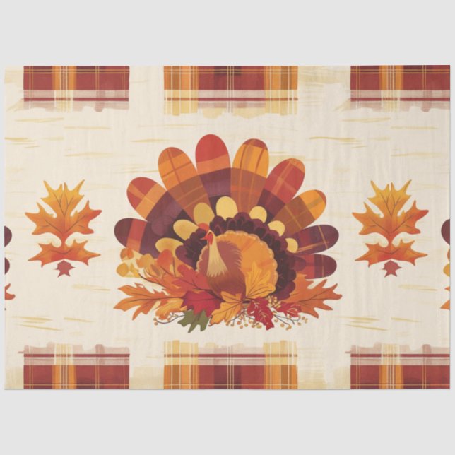 Feathers of Fall Tissue Paper (Front)