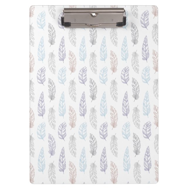 Feathers pattern clipboard (Front)