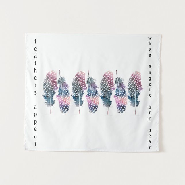 "Feathers" Tapestry (Front (Horizontal))