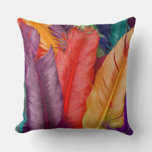 Feathers Throw Pillow