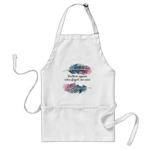 "Feathers" with Quote Standard Apron