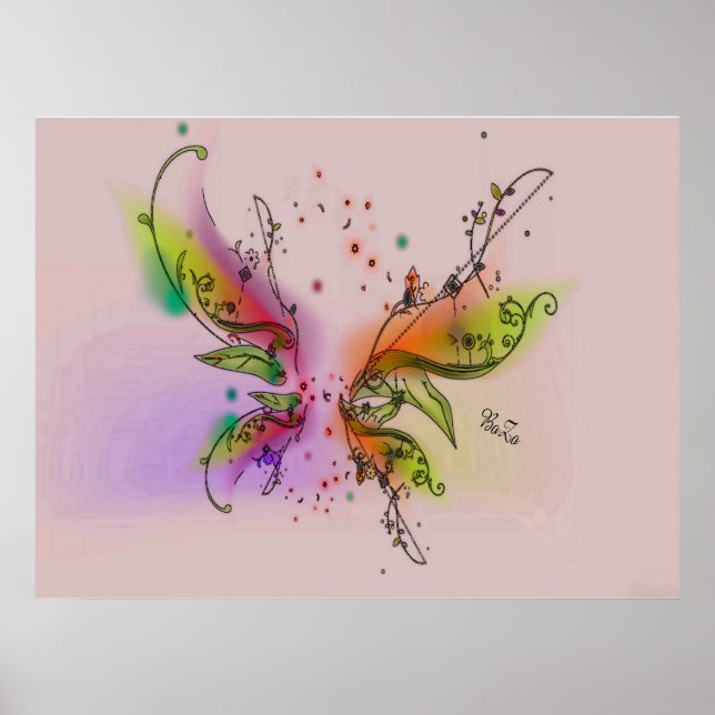 Features Artwork by BoZo Poster (Front)