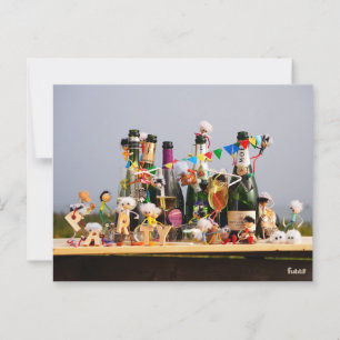 Featuring fubby's holding a party, fierce postcard