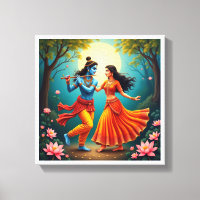 featuring Radha Krishna Spiritual Paintings 🌺🎶.