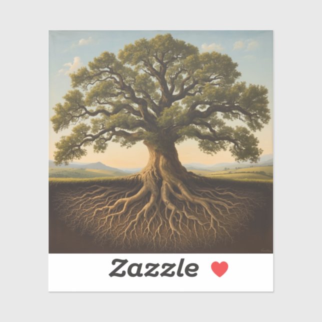 featuring the outline of a majestic oak tree (Sheet)