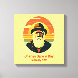 Feb 12th Charles Darwin Day Canvas Print