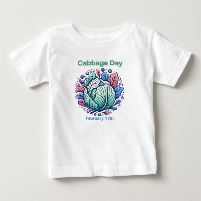 Feb 17th Cabbage Day Baby T-Shirt (Front)