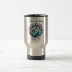 Feb 17th Cabbage Day Travel Mug