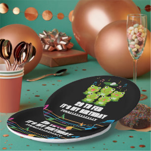 Feb 29th Leap Day ,it's my birthday leap year born Paper Plate