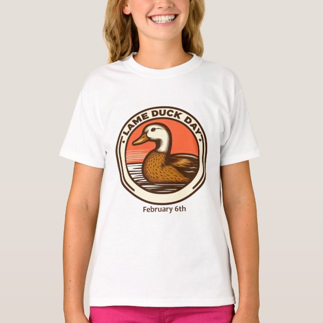 Feb 6th - Lame Duck Day T-Shirt (Front)